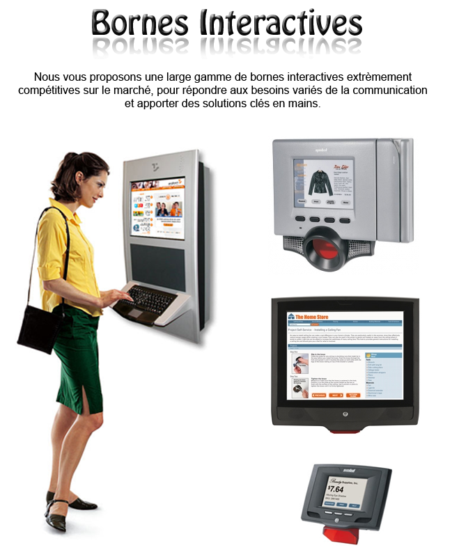 Bornes interactives
