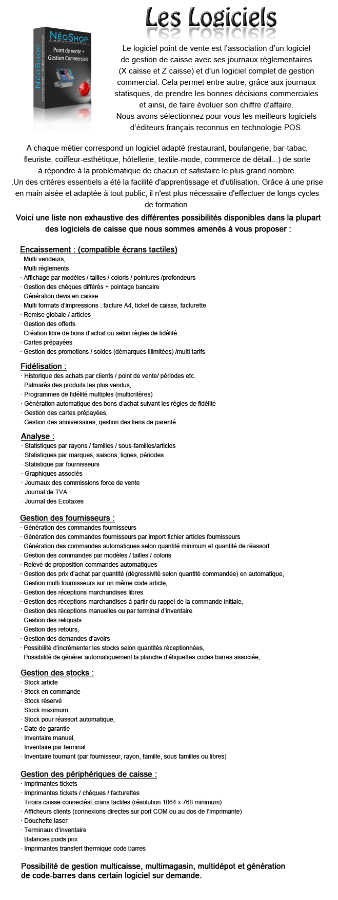 Logiciels